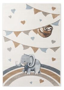 Krémový detský koberec 160x230 cm Walk like an Elephant Rainbow Party – Villeroy&Boch