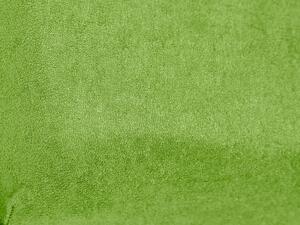 Froté plachta do detskej postieľky zelená 70x140 cm