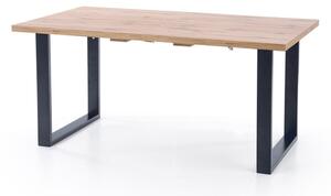 Jedálenský stôl VINUM 135 dub wotan/čierna