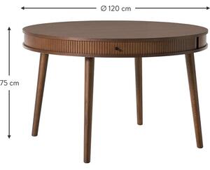 Okrúhly stôl s úložným priestorom Calary