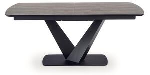 Jedálenský stôl VANSTUN sivá/čierna