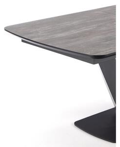 Jedálenský stôl VANSTUN sivá/čierna