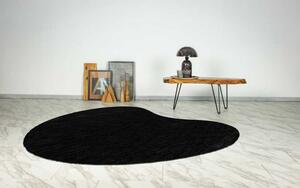 Lalee Kusový koberec Comfy Lake 800 Black Rozmer koberca: 160 x 230 cm