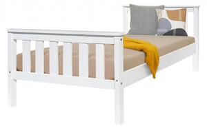 Jednolôžková posteľ Nora 90x200 - biela