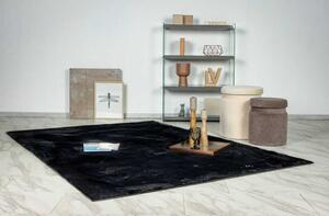Lalee Kusový koberec Loft 200 Black Rozmer koberca: 160 x 230 cm