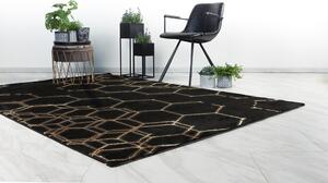Lalee Kusový koberec Marmaris 405 Black Rozmer koberca: 80 x 150 cm