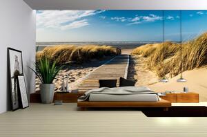 Fototapeta Beach on a sunny day vlies 152,5 x 104 cm