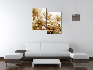 Obraz na plátne Kvetnatá krása - 2 dielny Rozmery: 60 x 60 cm