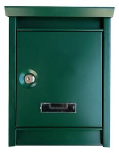 Kovová poštová schránka, 2 farby- zelená
