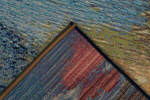 Lalee Kusový koberec Summer 302 Blue Rozmer koberca: 80 x 150 cm