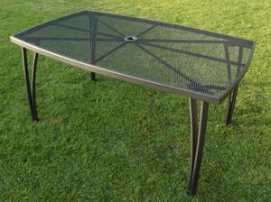 BABU záhradný kovový stôl, čierny