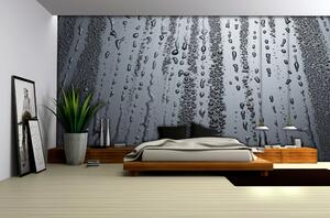 3D Fototapeta Kvapky dažďa vlies 104 x 70,5 cm