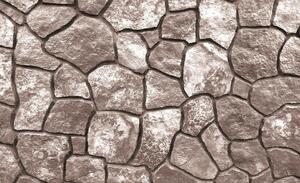 Fototapeta Sivá kamenná mozaika vlies 152,5 x 104 cm