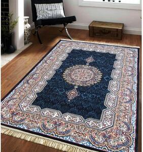 Exkluzívny vintage koberec modrej farby Šírka: 150 cm | Dĺžka: 230 cm