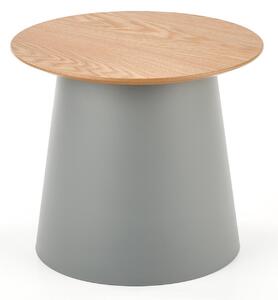 Konferenčný stolík Argelia (prirodne drevo + sivá). Vlastná spoľahlivá doprava až k Vám domov. 1048868