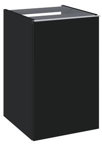 Elita Look, závesná skrinka s košom 40x45x64 cm PDW, čierna matná, ELT-168113