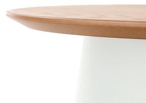 Konferenčný stolík Argelia (prirodne drevo + biela). Vlastná spoľahlivá doprava až k Vám domov. 1048867