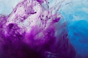 Tapeta kúzelná fialovo-modrá abstrakcia