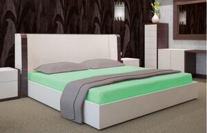 Bavlnené zelené posteľné prestieradla Šírka: 180 cm | Dĺžka: 200 cm