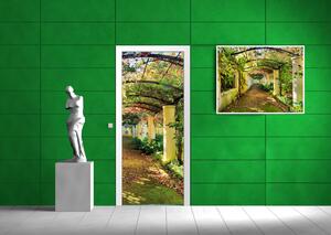 Fototapeta na dvere Zahradné pergola samolepiace 91 x 211 cm