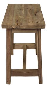 Stolička z tíkového dreva HSM collection Rustical, dĺžka 50 cm