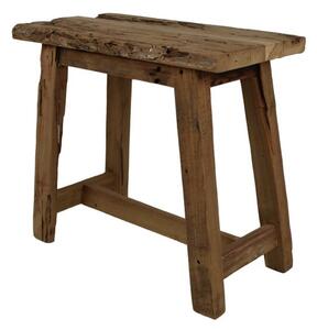 Stolička z tíkového dreva HSM collection Rustical, dĺžka 50 cm