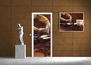 Fototapeta na dvere Coffee beans samolepiace 91 x 211 cm