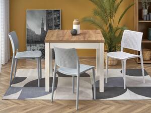 Rozkladací jedálenský stôl 90-125 cm Tango (biela) (pre 4 osôby). Vlastná spoľahlivá doprava až k Vám domov. 1049290