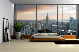 Fototapeta New York - pohľad z okna vlies 104 x 70,5 cm