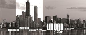 Fototapeta panoramatická vliesová Urban cities