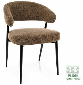 NovýNábytok.sk Jedálenská stolička Lucente (čierna + cappuccino). Vlastná spoľahlivá doprava až k Vám domov. 1155429