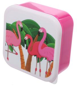 Sada 3 krabiček na jídlo - Flamingo