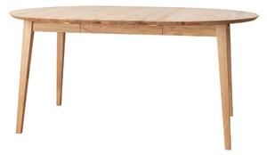 Stôl rozkladací, dub, farba prírodný dub, séria Orbetello, rozmer 110-160 cm