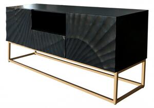 (3518) SCORPION designový TV stolík, masiv mango 160 cm