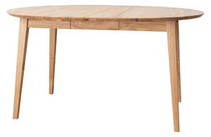 Stôl rozkladací, dub, farba prírodný dub, séria Orbetello, rozmer 90-122 cm