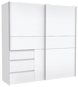 SKRIŇA S POS. DVER. – HOR.VED, biela, 200/200/61 cm Carryhome - Online Only zostavy, Online Only