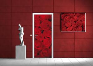 Fototapeta na dvere Red roses samolepiace 91 x 211 cm