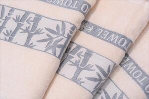 Bambusový uterák BAMBOO krémový