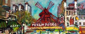 Fototapeta panoramatická vliesová Moulin Rouge