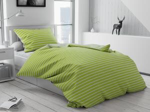 Bavlnené obliečky Caprivi zelené gombíky Rozmer obliečky: 70x90 cm | 140x200 cm