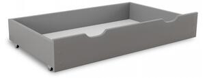 Úložný box pod posteľ 98 cm, sivý