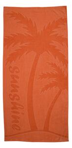 Plážová osuška Palma oranžová