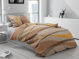 Bavlnené obliečky Sahara oranžová Rozmer obliečky: 2 ks 70 x 90 cm | 200 x 220 cm