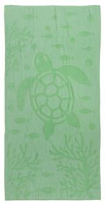 Plážová osuška Turtle zelená