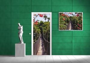 Fototapeta na dvere Bridge in Jungle vlies 91 x 211 cm