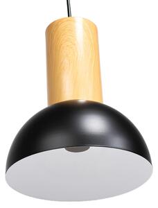 Toolight - Stropná lampa Loft - čierna - APP1083-1CP