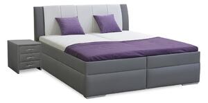 Čalúnená posteľ BEATRIX 180x200 sivá