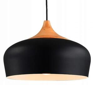 Toolight - Závesná stropná lampa Bari - čierna - APP181-1CP