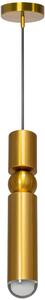 Toolight - Závesná stropná lampa Bead - zlatá - APP470-1CP