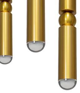 Toolight - Závesná stropná lampa Bead - zlatá - APP471-3CP